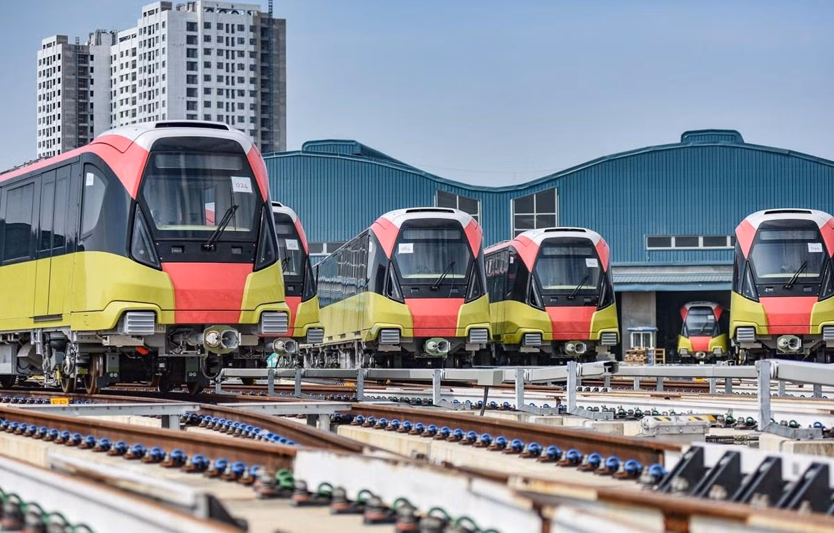 Hà Nội đề xuất lùi thời hạn hoàn thành Dự án đường sắt đô thị Nhổn - ga Hà Nội thêm 5 năm, từ 2022 sang 2027. Ảnh: PV