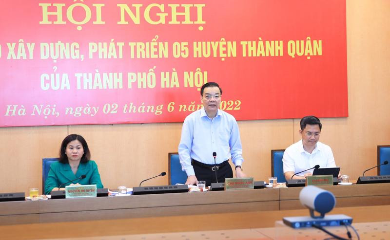 Chủ tịch UBND thành phố Hà Nội Chu Ngọc Anh phát biểu tại hội nghị Chủ tịch UBND thành phố Hà Nội Chu Ngọc Anh phát biểu tại hội nghị