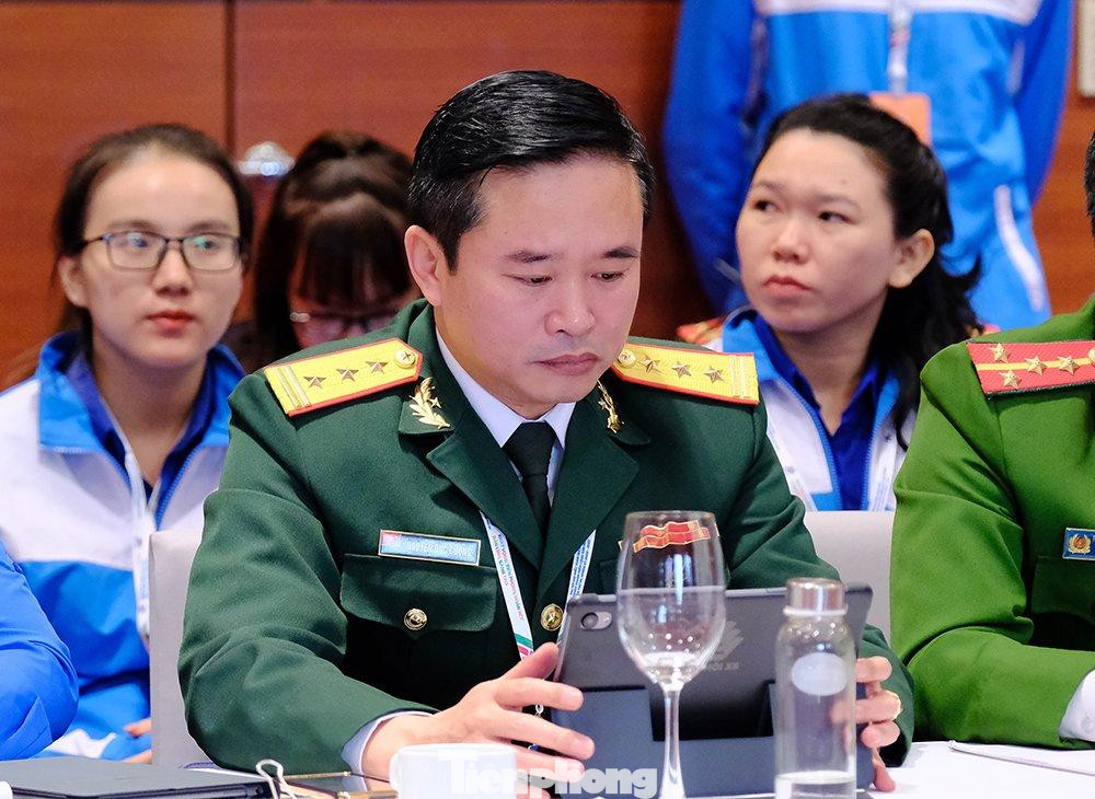Thượng tá Nguyễn Đức Cương, Phó Ban Thanh niên Quân đội. Ảnh: Hoàng Mạnh Thắng Thượng tá Nguyễn Đức Cương, Phó Ban Thanh niên Quân đội. Ảnh: Hoàng Mạnh Thắng