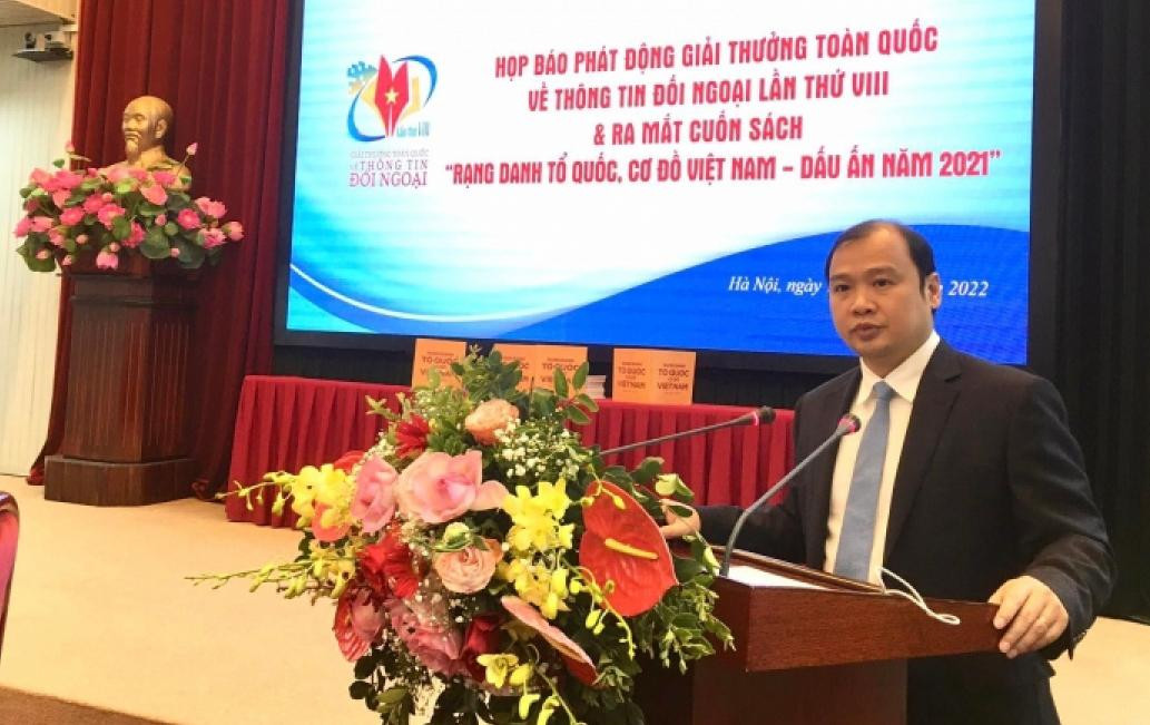 Phó Trưởng Ban Tuyên giáo T.Ư Lê Hải Bình phát biểu tại buổi lễ. Ảnh: PV