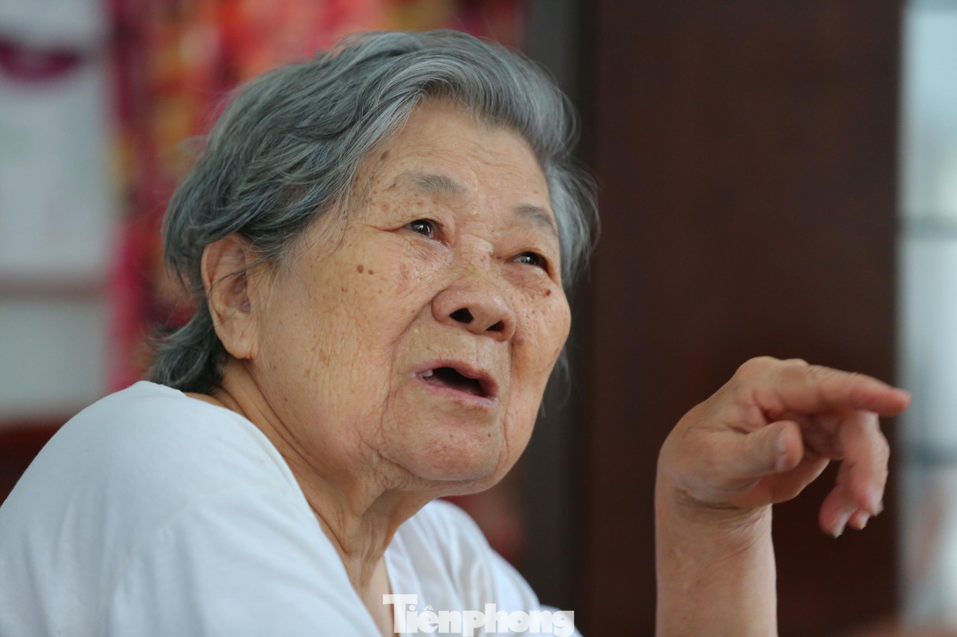 Bà Nguyễn Thị Ni, cựu tù Côn Đảo. Ảnh: Trọng Tài Bà Nguyễn Thị Ni, cựu tù Côn Đảo. Ảnh: Trọng Tài