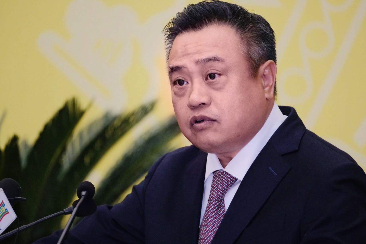 Chủ tịch UBND thành phố Hà Nội Trần Sỹ Thanh. Ảnh: PV Chủ tịch UBND thành phố Hà Nội Trần Sỹ Thanh. Ảnh: PV