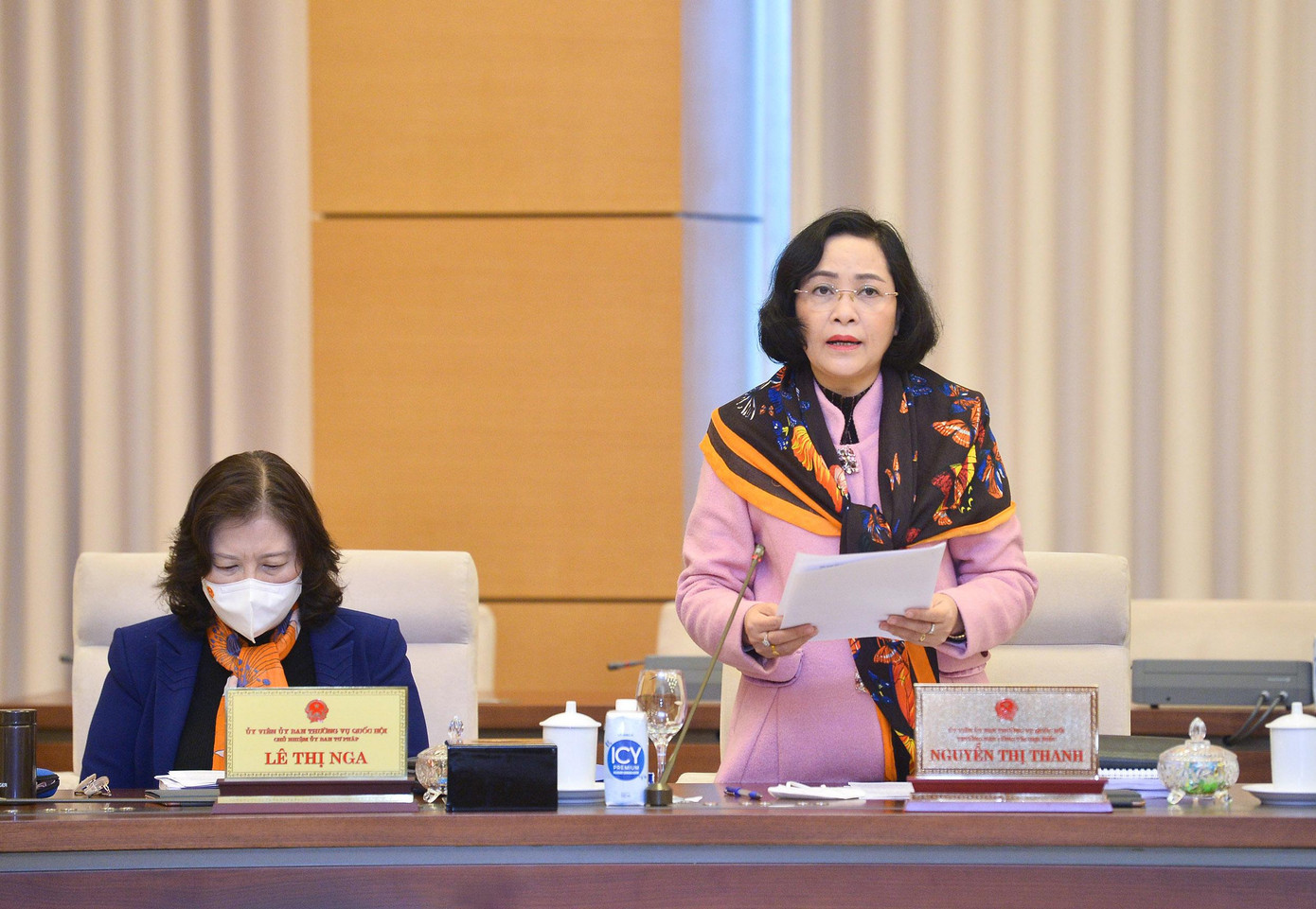 Trưởng ban Công tác đại biểu Nguyễn Thị Thanh. Ảnh: Quochoi Trưởng ban Công tác đại biểu Nguyễn Thị Thanh. Ảnh: Quochoi