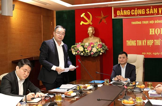 Chánh Văn phòng Đoàn ĐBQH và HĐND thành phố Hà Nội Nguyễn Ngọc Việt. Ảnh: PV