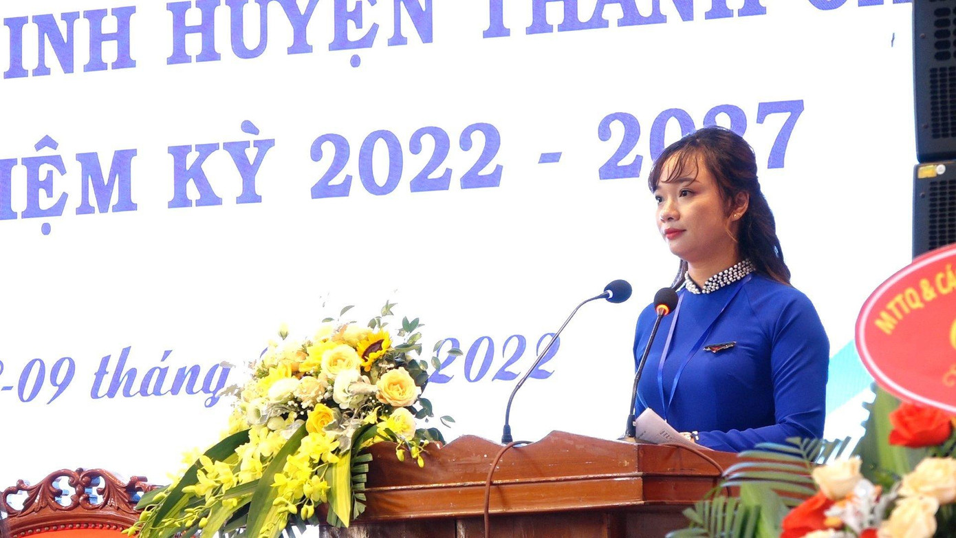 Chị Nguyễn Thị Minh Nguyện tái đắc cử chức vụ Bí thư Đoàn TNCS Hồ Chí Minh huyện Thanh Oai, khoá XXII, nhiệm kỳ 2022 - 2027. Chị Nguyễn Thị Minh Nguyện tái đắc cử chức vụ Bí thư Đoàn TNCS Hồ Chí Minh huyện Thanh Oai, khoá XXII, nhiệm kỳ 2022 - 2027.