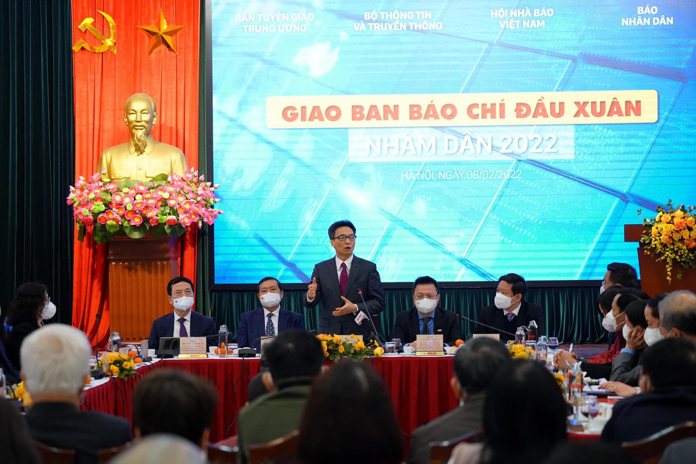 Phó Thủ tướng Chính phủ Vũ Đức Đam phát biểu tại Hội nghị. Ảnh: Ngọc Thắng