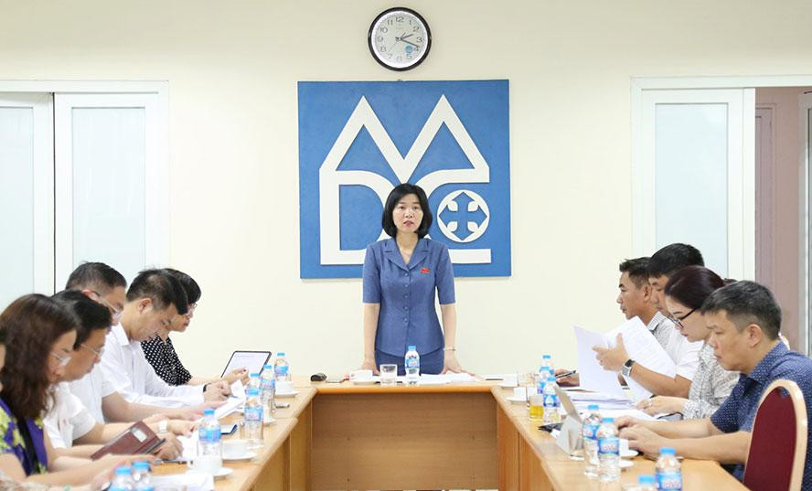 Phó Chủ tịch Thường trực HĐND thành phố Hà Nội Phùng Thị Hồng Hà kết luận cuộc giám sát