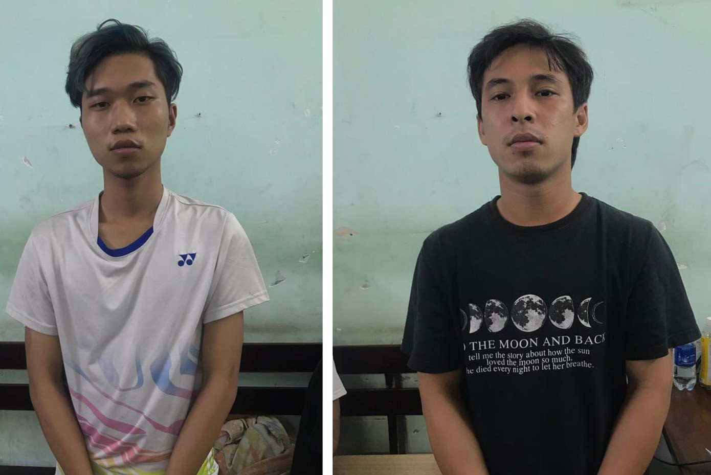 Hai nghi phạm bị bắt.