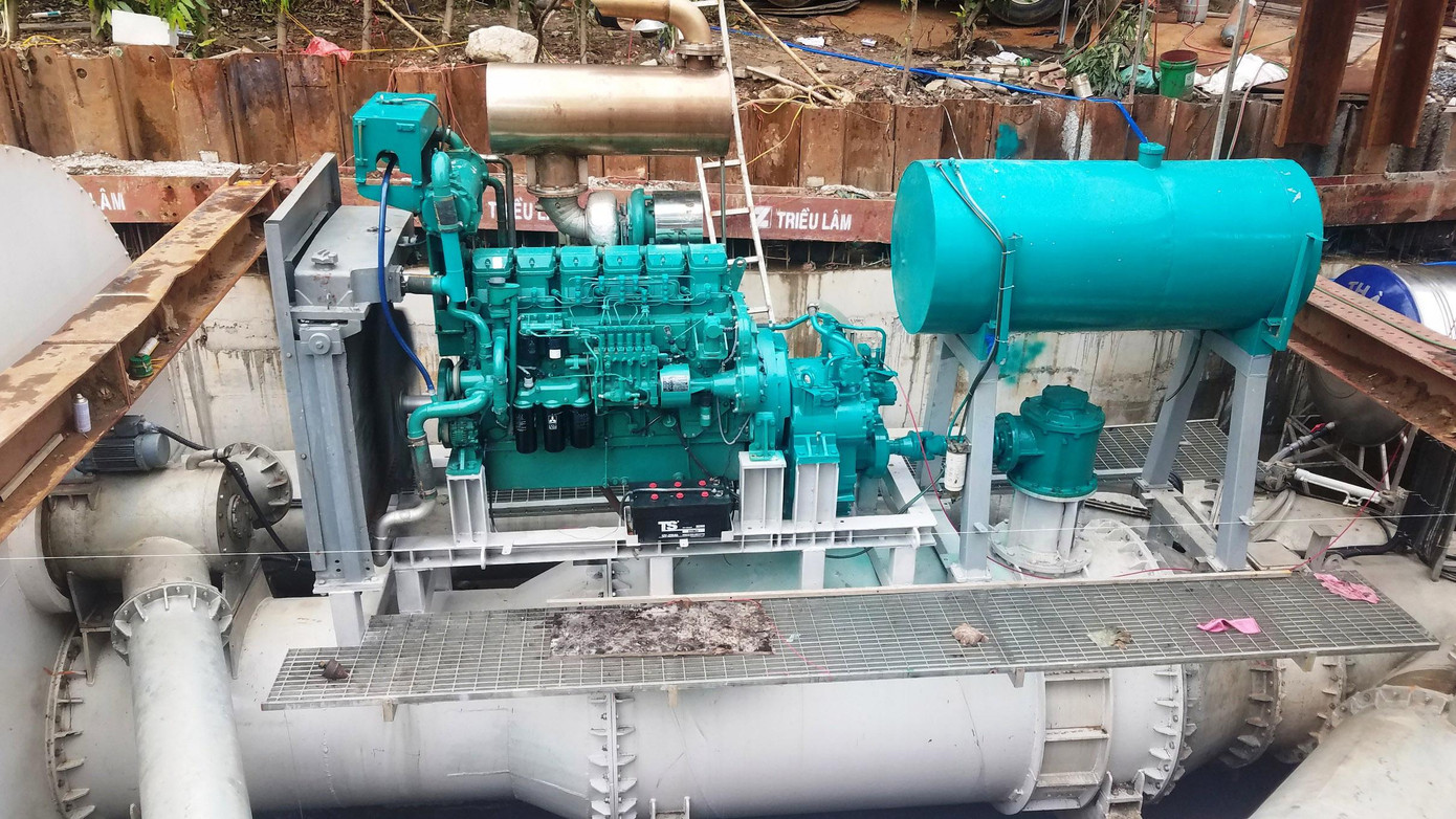 &quot;Siêu máy bơm&quot; có công suất từ 27.000m3-96.000m3/h.