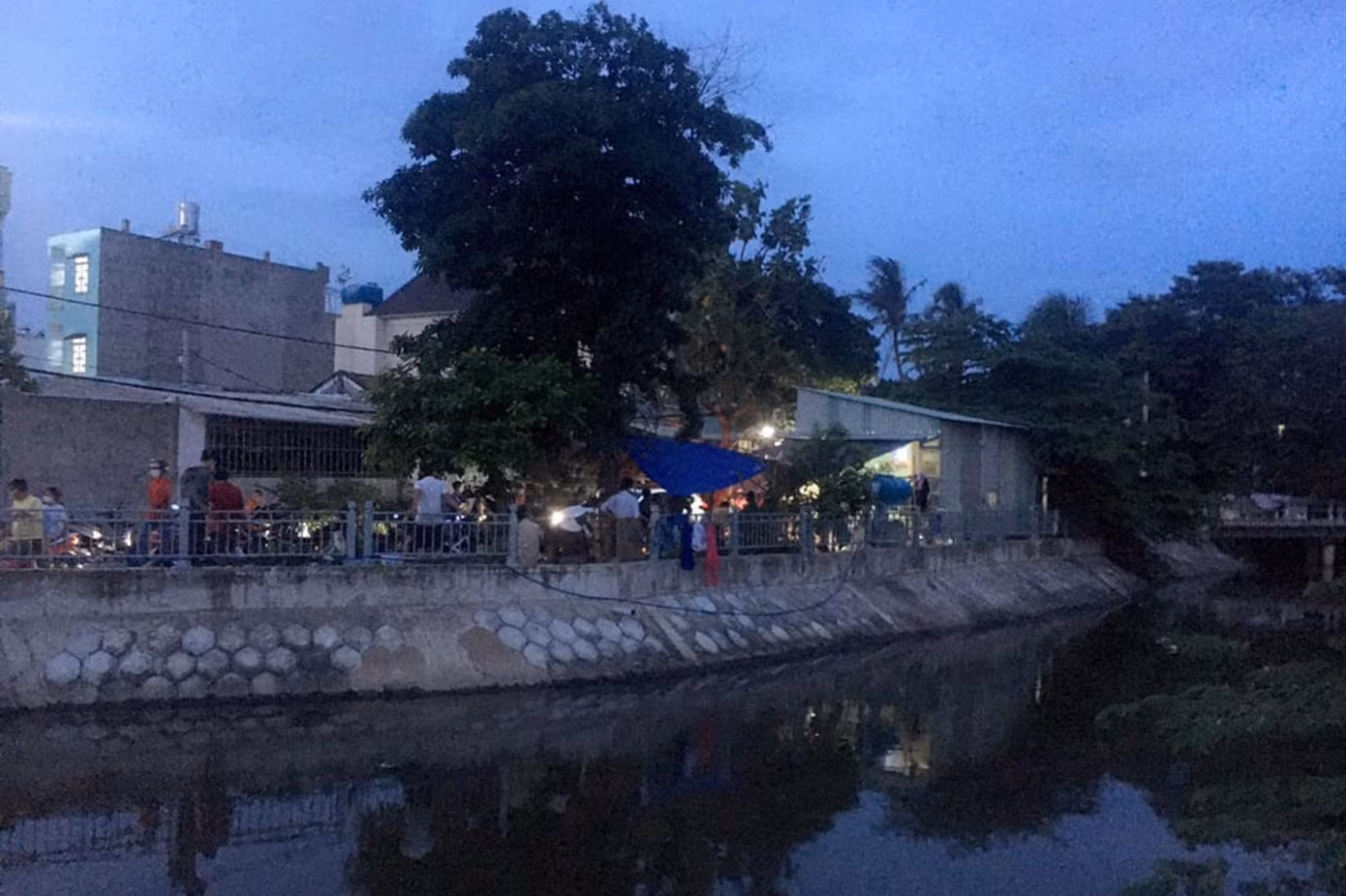 Đoạn kênh hai anh em bị đuối nước..