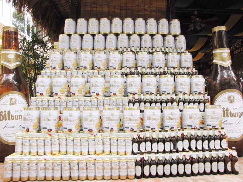 Bia Bitburger thương hiệu nổi tiếng, bán chạy số 1 tại Đức