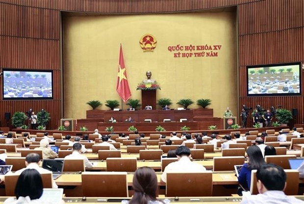 Quang cảnh phiên họp Quốc hội chiều 2/6. Ảnh: TTXVN.