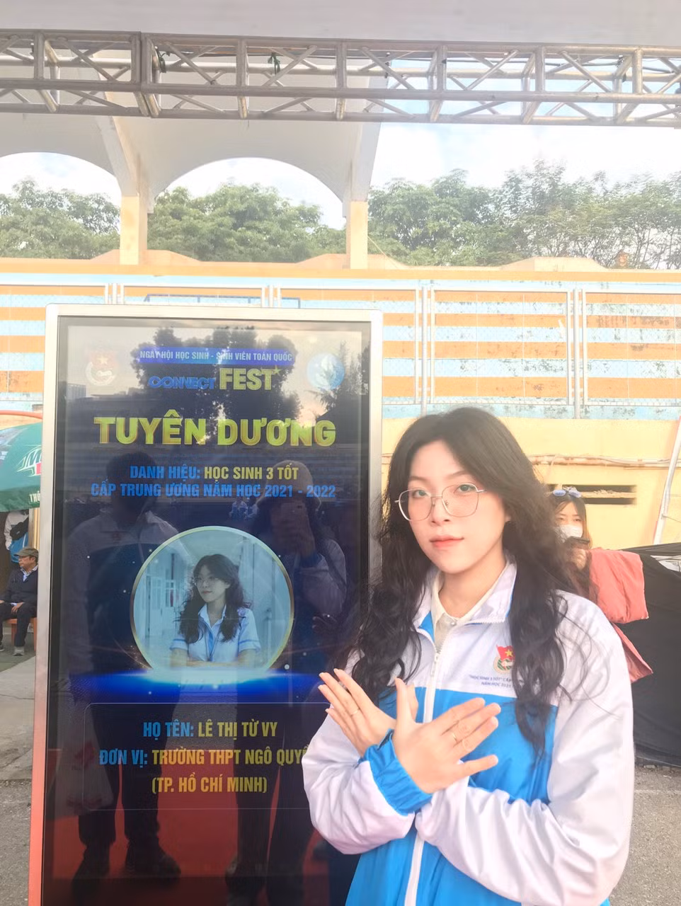 Việc đạt danh hiệu 'Học sinh 3 tốt' đã giúp Vy tự tin hơn trong con đường tìm kiếm đam mê phía trước.