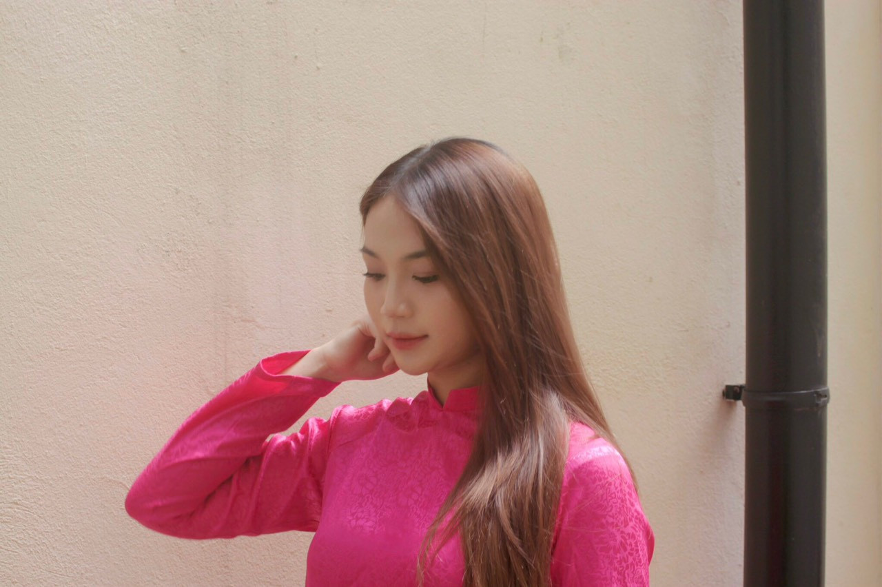 Thúy Anh là người rất yêu quý trẻ em. (Ảnh: NVCC)