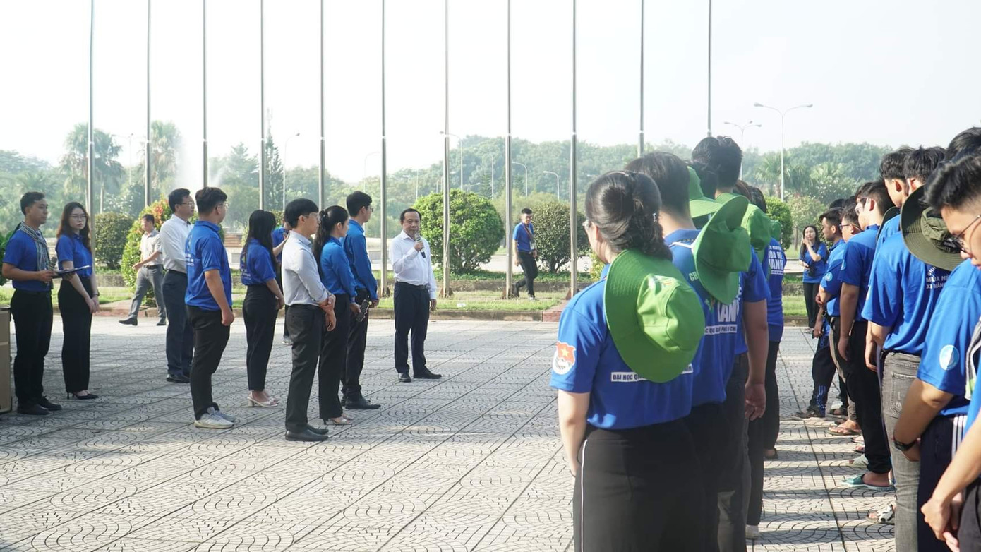 PGS. TS Vũ Hải Quân phát biểu tại chương trình. (Ảnh: ĐHQG TP. HCM)