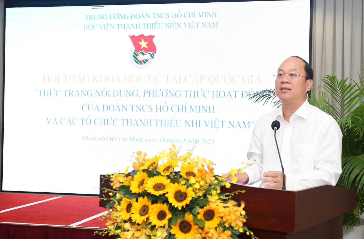 Phó Bí thư Thành ủy TP. HCM Nguyễn Hồ Hải phát biểu tại Hội thảo. Phó Bí thư Thành ủy TP. HCM Nguyễn Hồ Hải phát biểu tại Hội thảo.