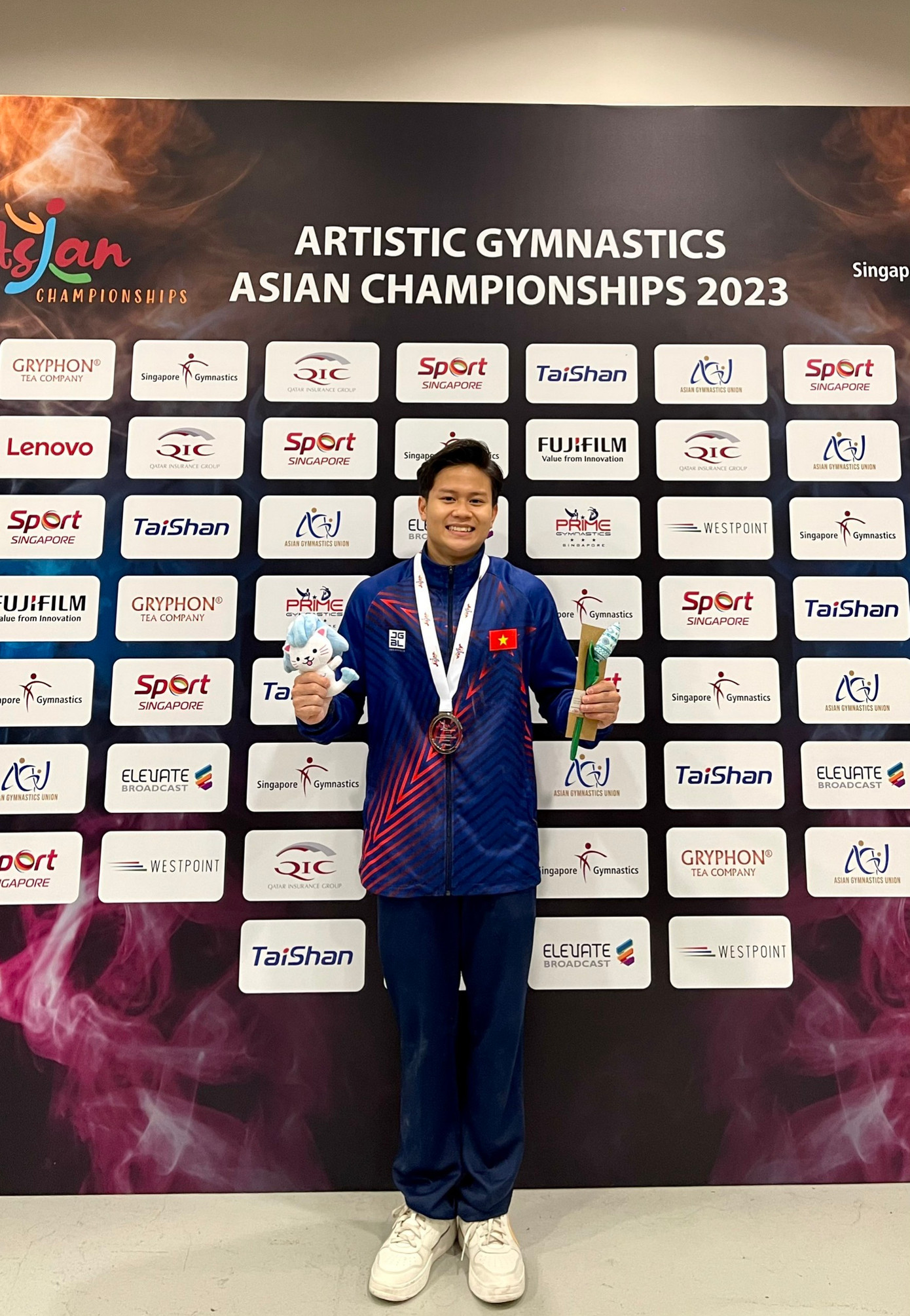 Nguyễn Văn Khánh Phong tại Giải vô địch châu Á. (Ảnh: NVCC) Nguyễn Văn Khánh Phong tại Giải vô địch châu Á. (Ảnh: NVCC)