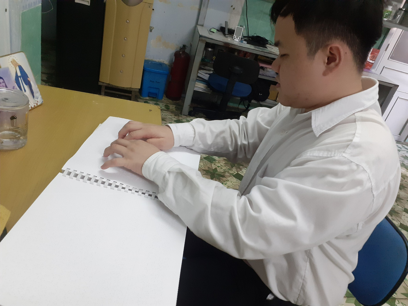 Ngô Gia Huy là tân sinh viên chuyên ngành Tâm lý học của trường ĐH Văn Hiến (Ảnh: NVCC) Ngô Gia Huy là tân sinh viên chuyên ngành Tâm lý học của trường ĐH Văn Hiến (Ảnh: NVCC)