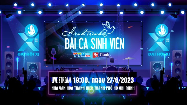 Chương trình Hành trình “Bài ca sinh viên" số 2 được tổ chức vào tối 27/6, tại Nhà văn hoá Thanh niên TP. HCM. Chương trình bắt đầu từ 19h00.