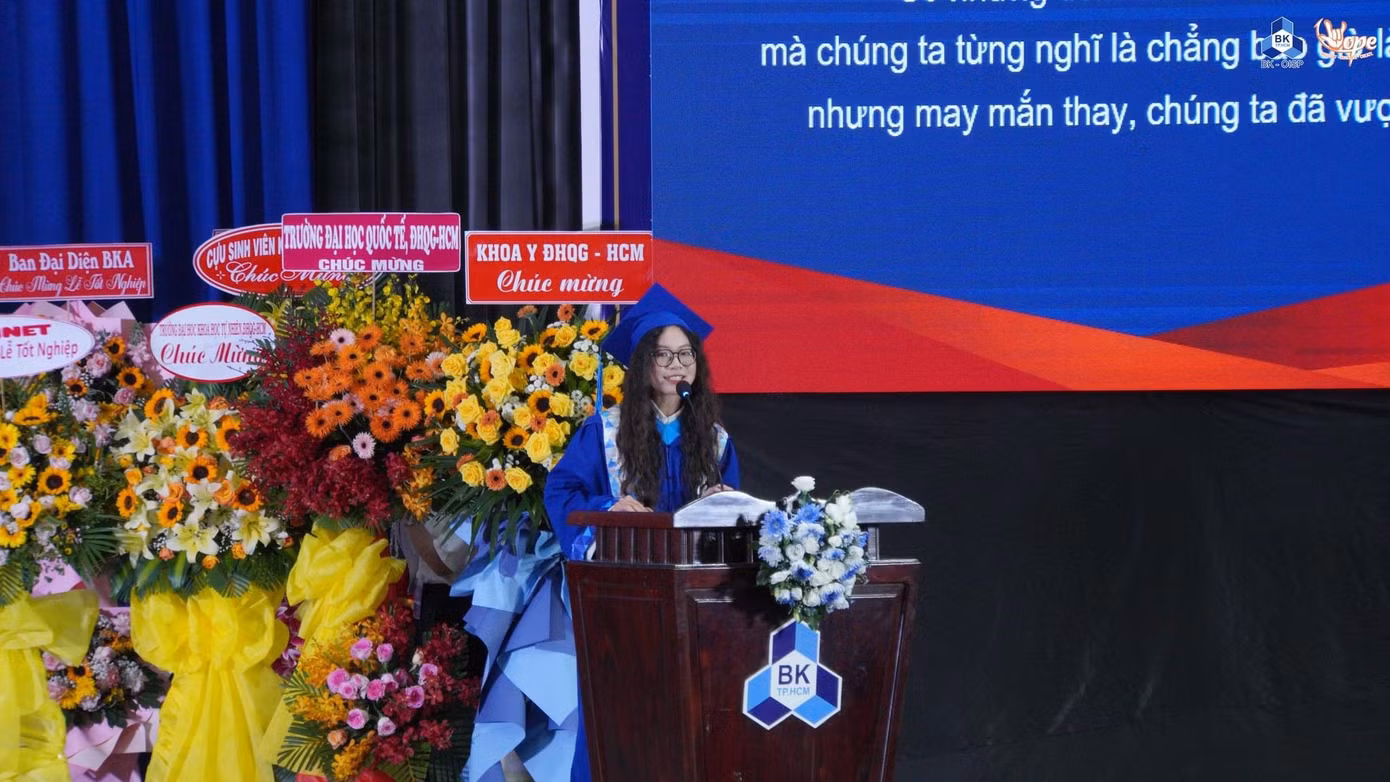 Hồ Thảo Nguyên (sinh năm 2001) là sinh viên khoa Kỹ thuật Hóa học, trường ĐH Bách khoa (ĐHQG TP. HCM). (Ảnh: NVCC)