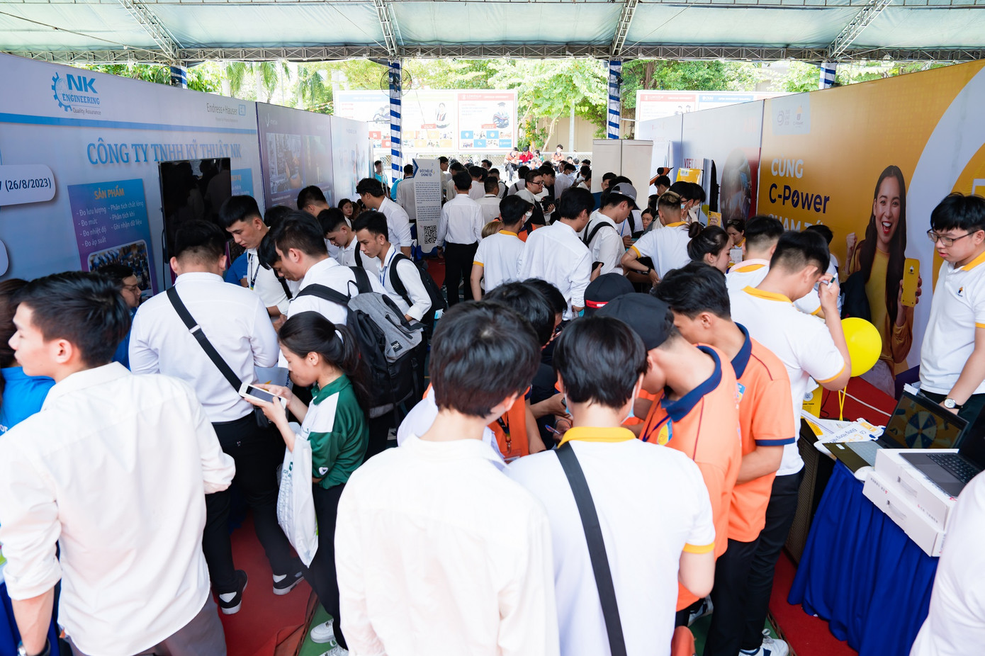 Ngày hội thu hút rất đông sinh viên khối ngành Kỹ thuật, Công nghệ tại TP. HCM.