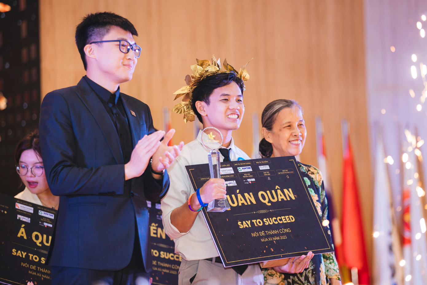 Quán quân ‘Say to Succeed 2023’ gọi tên Nguyễn Hoàng Phúc. (Ảnh: BTC) Quán quân ‘Say to Succeed 2023’ gọi tên Nguyễn Hoàng Phúc. (Ảnh: BTC)