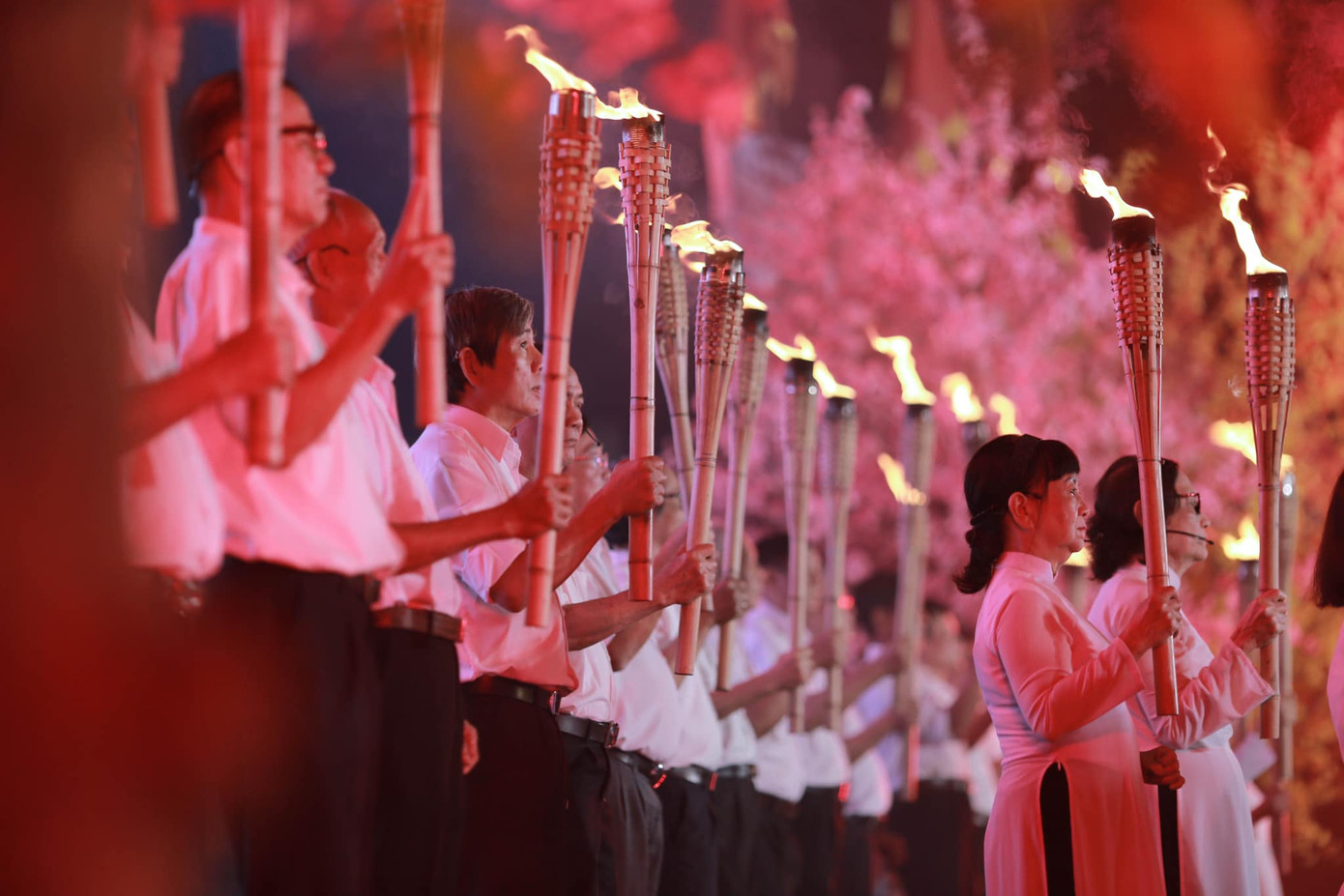 Những trận đánh Tết Mậu Thân 1968 cũng được tái hiện trong Đêm hội. (Ảnh: TLTĐ)