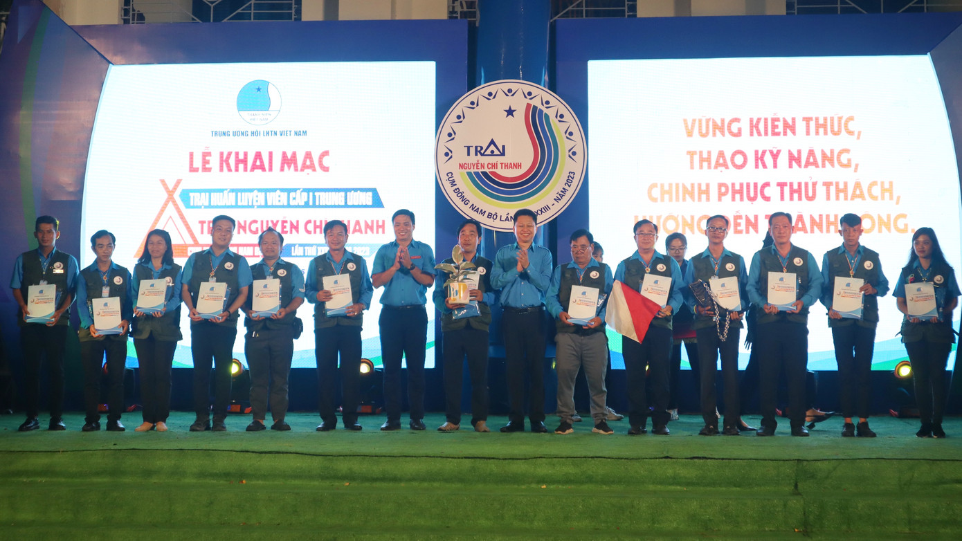 Ban Giám khảo, Tổ thư ký Trại Huấn luyện viên cấp I Trung ương – Trại Nguyễn Chí Thanh cụm Đông Nam bộ lần thứ 23 năm 2023 ra mắt.