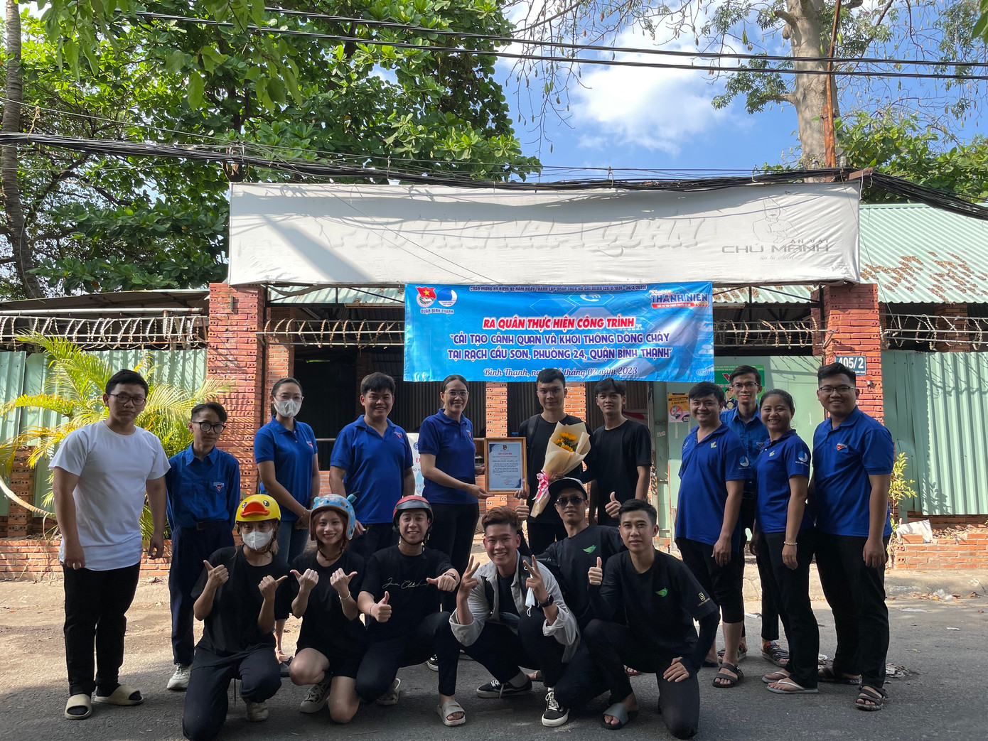 Thư cảm ơn của Quận Đoàn Bình Thạnh dành tặng nhóm Sài Gòn Xanh với hành động "truyền cảm hứng".