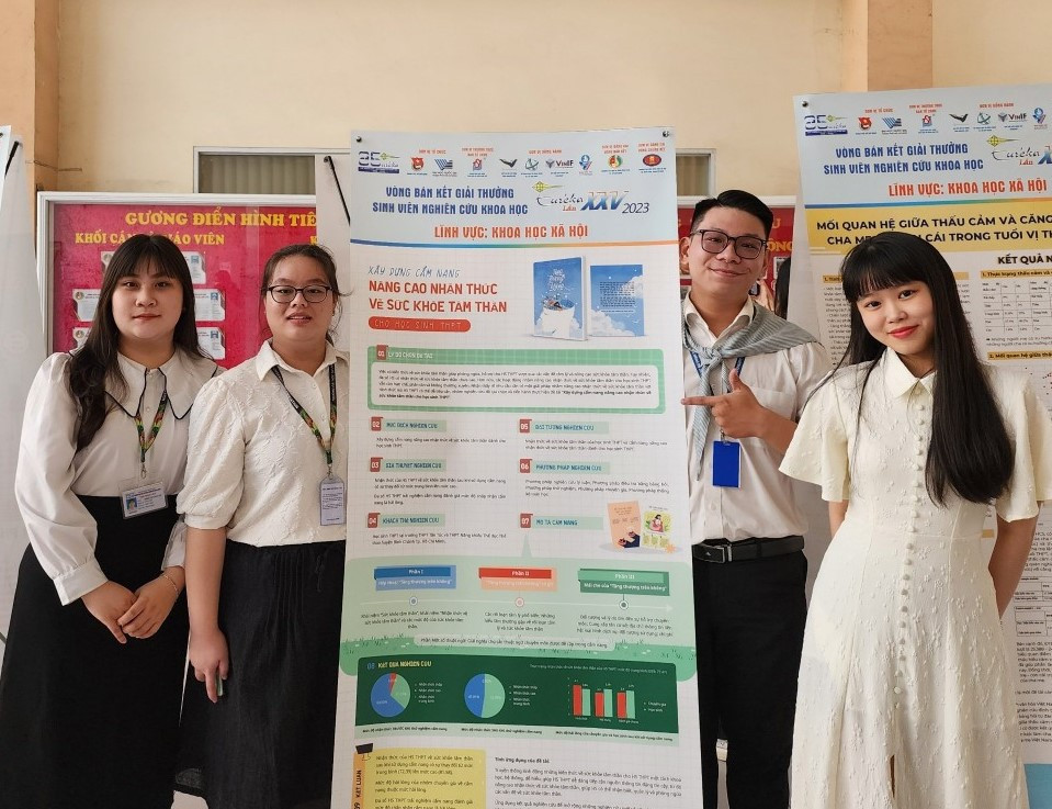 Nhóm 4 sinh viên thực hiện đề tài nghiên cứu. Nhóm 4 sinh viên thực hiện đề tài nghiên cứu.