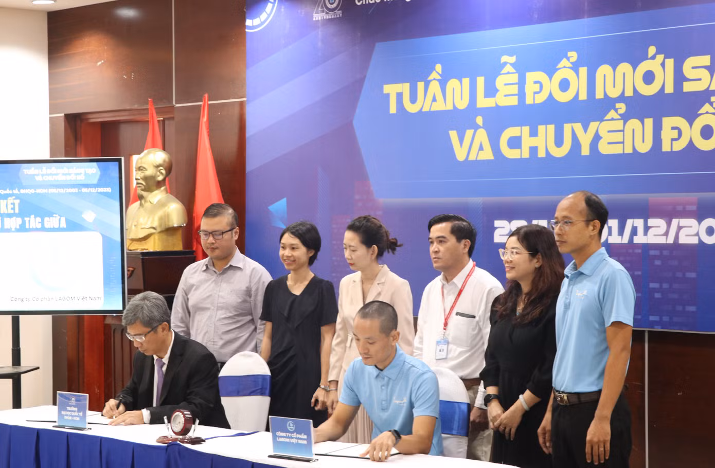 Trường ĐH Quốc tế (ĐHQG TP. HCM) thực hiện ký kết với các đơn vị nhằm thúc đẩy hoạt động khởi nghiệp cho sinh viên.