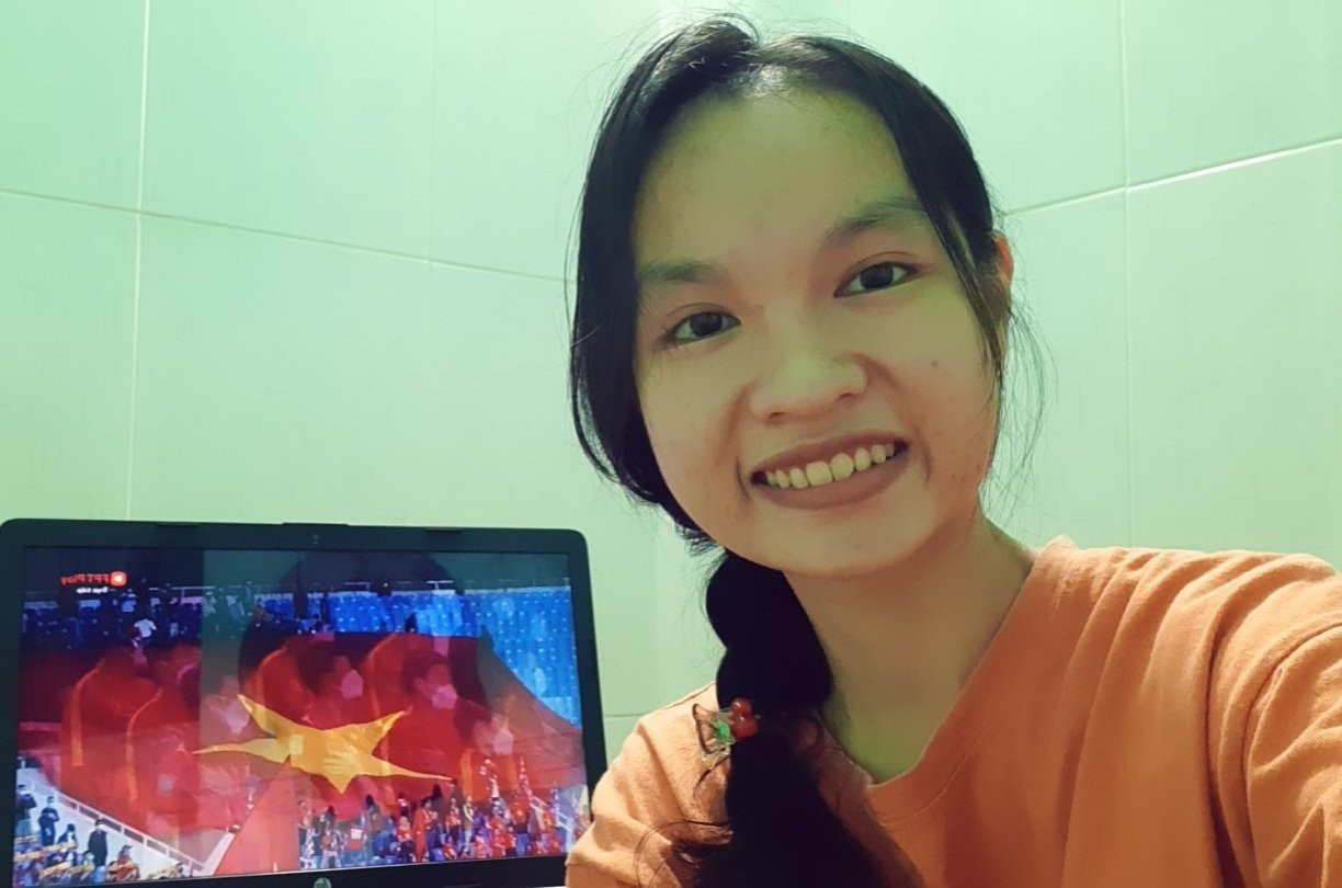 Kiều Thị Thảo My cho biết, cô cùng gia đình đã chuẩn bị nhiều món ăn ngày Tết để nhâm nhi khi xem trận đấu tối nay. (Ảnh: NVCC)