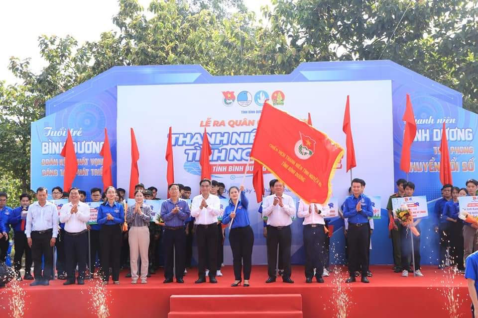 Tỉnh Đoàn Bình Dương ra quân chiến dịch Thanh niên tình nguyện Hè năm 2023. (Ảnh: Tỉnh Đoàn Bình Dương). Tỉnh Đoàn Bình Dương ra quân chiến dịch Thanh niên tình nguyện Hè năm 2023. (Ảnh: Tỉnh Đoàn Bình Dương).