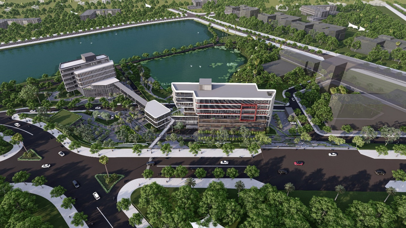 Khối Lớp học - Thí nghiệm Khoa Công nghệ Sinh học. (Ảnh: Đồ họa)