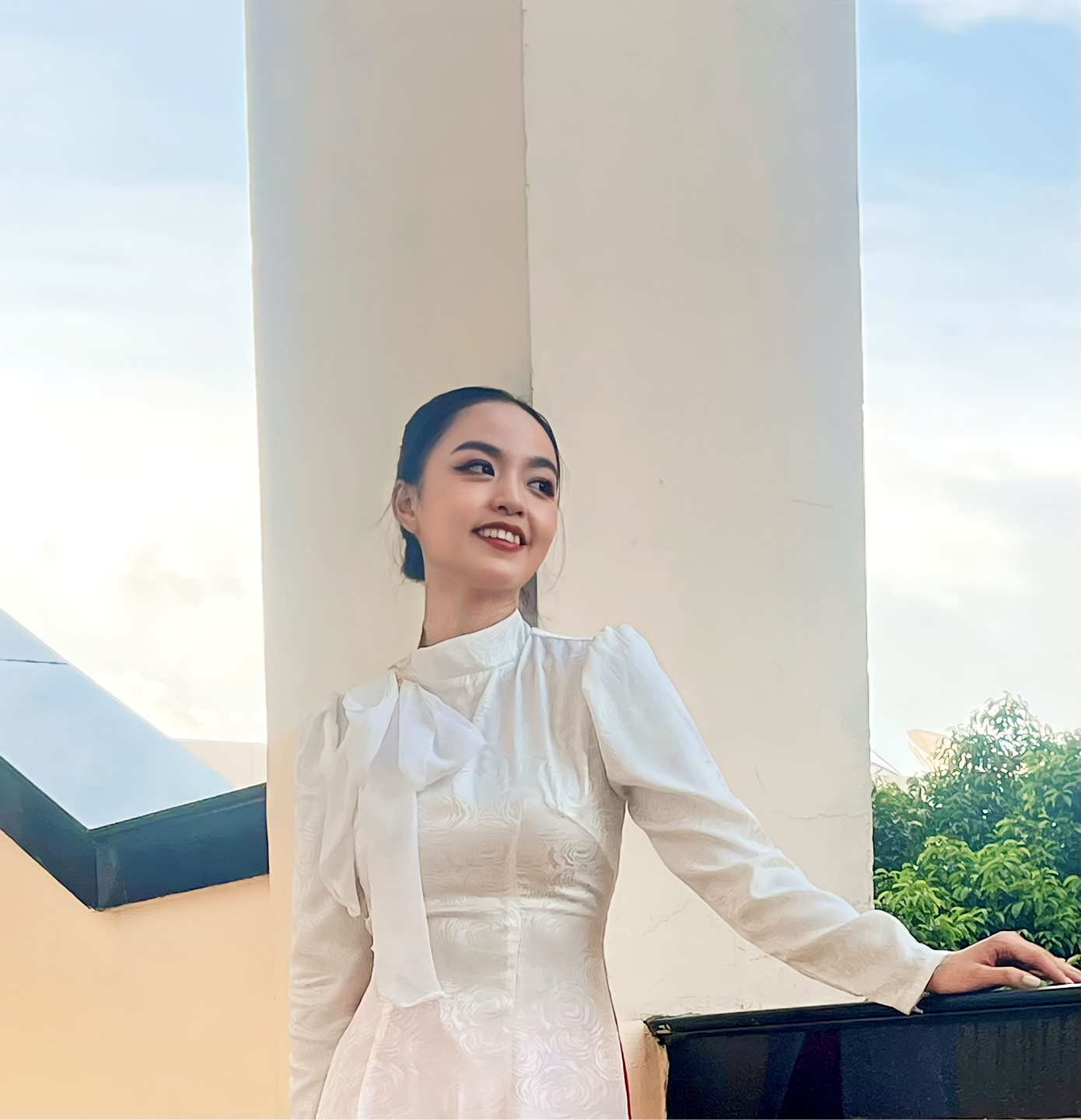 Thiên Thư luôn tích cực trong những hoạt động văn hóa, văn nghệ. (Ảnh: NVCC)