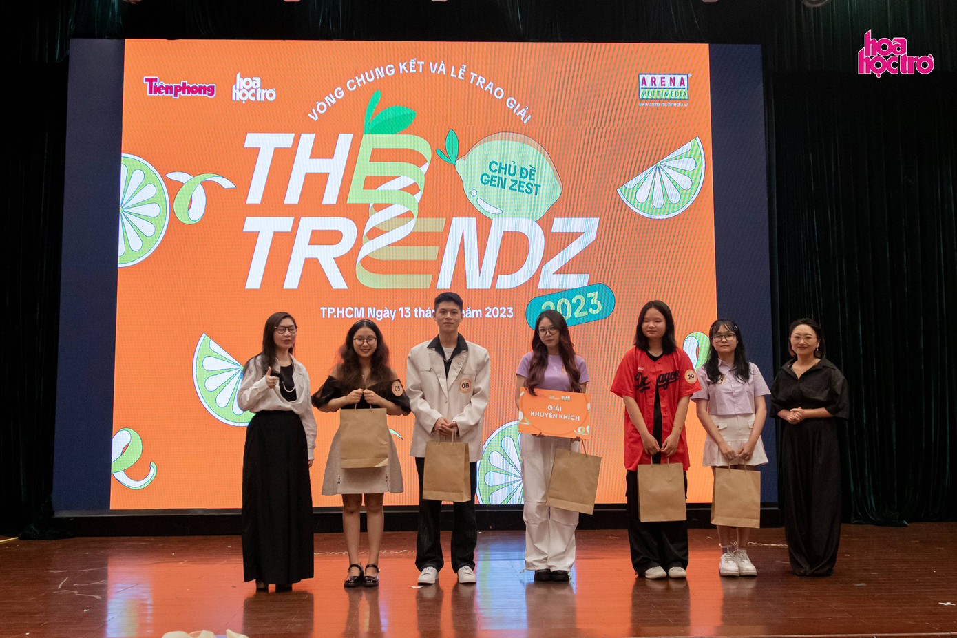 Các thí sinh đoạt giải Khuyến khích.