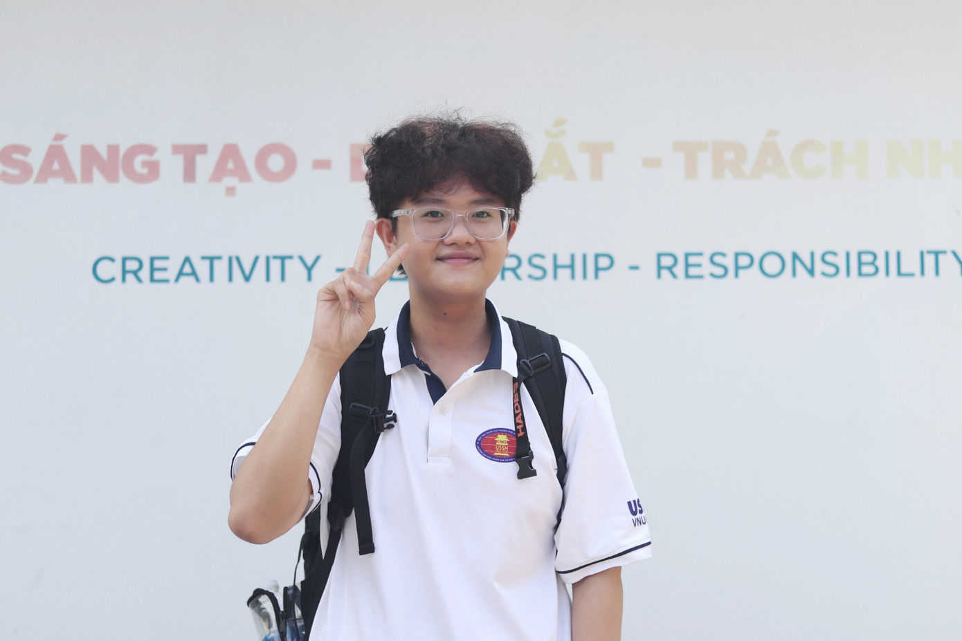 Đinh Hữu Nghiêm, thủ khoa tuyển sinh theo phương thức ĐGNL của trường ĐH KHXH&amp;NV (ĐHQG TP. HCM).