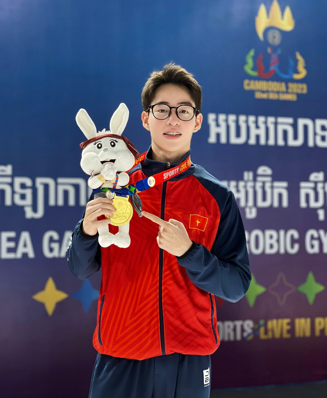 Hoàng Gia Bảo đoạt Huy chương Vàng SEA Games 32. (Ảnh: NVCC) Hoàng Gia Bảo đoạt Huy chương Vàng SEA Games 32. (Ảnh: NVCC)