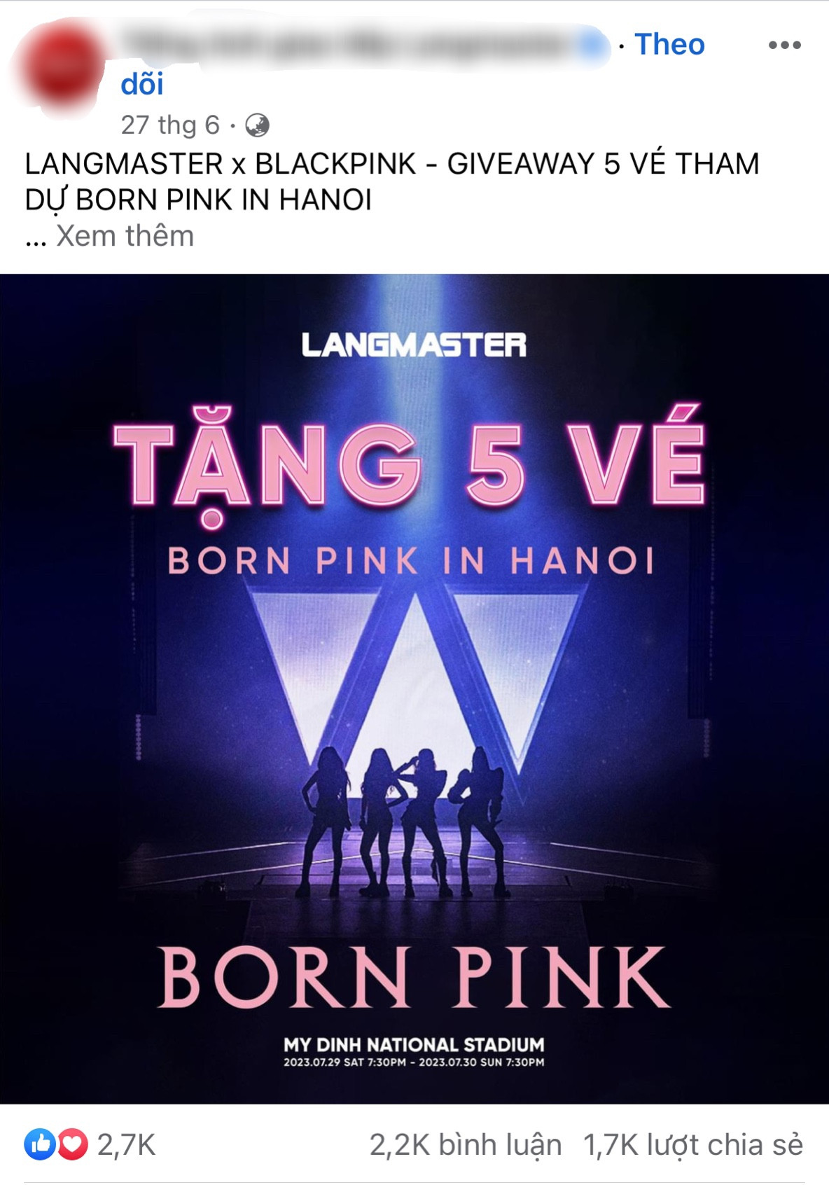 Nhiều trang lớn đã tổ chức giveaway tặng vé buổi concert này.