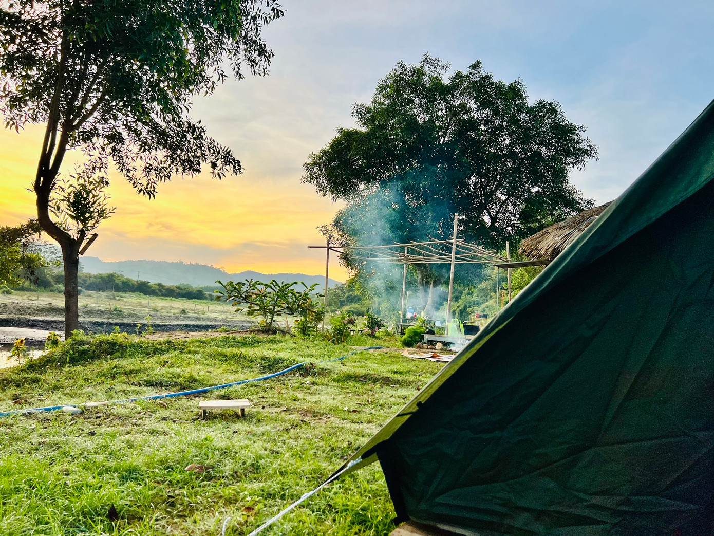 Tại khu cắm trại của mình, Trực để mọi người được trải nghiệm không gian gần gũi với thiên nhiên.