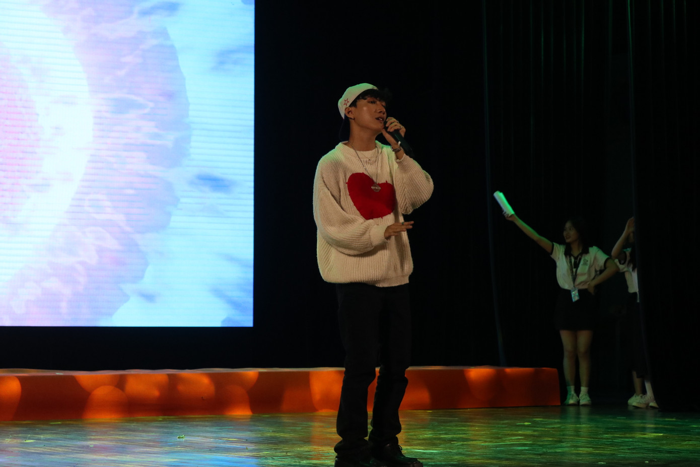 Ca sĩ Minh Huy góp mặt tại chương trình. (Ảnh: Lan Huỳnh)