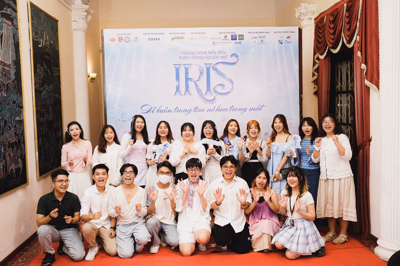 Chương trình thu hút đông đảo các bạn sinh viên tham gia.