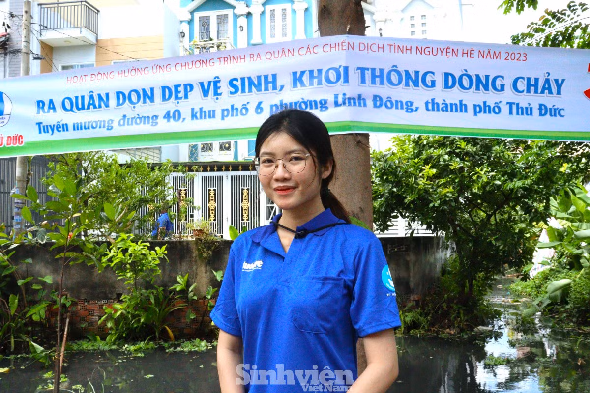 Vongonkeo Manychan - sinh viên Lào đang học tại trường ĐH Sư phạm TP. HCM. (Ảnh: Thành Đoàn TP. HCM)
