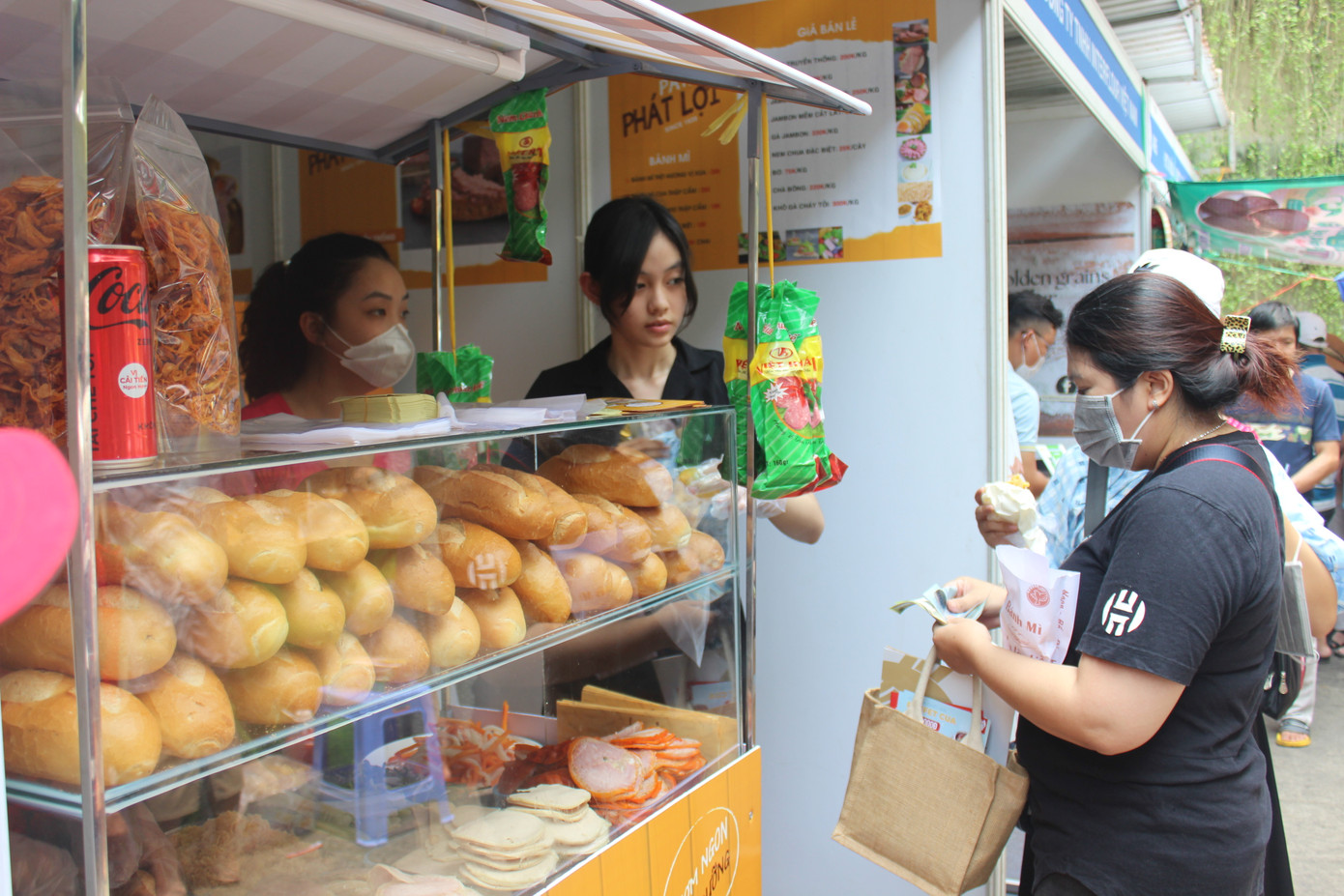 Rất nhiều các thương hiệu bánh mì tại Sài Gòn có mặt tại Lễ hội bánh mì Việt Nam lần 1.