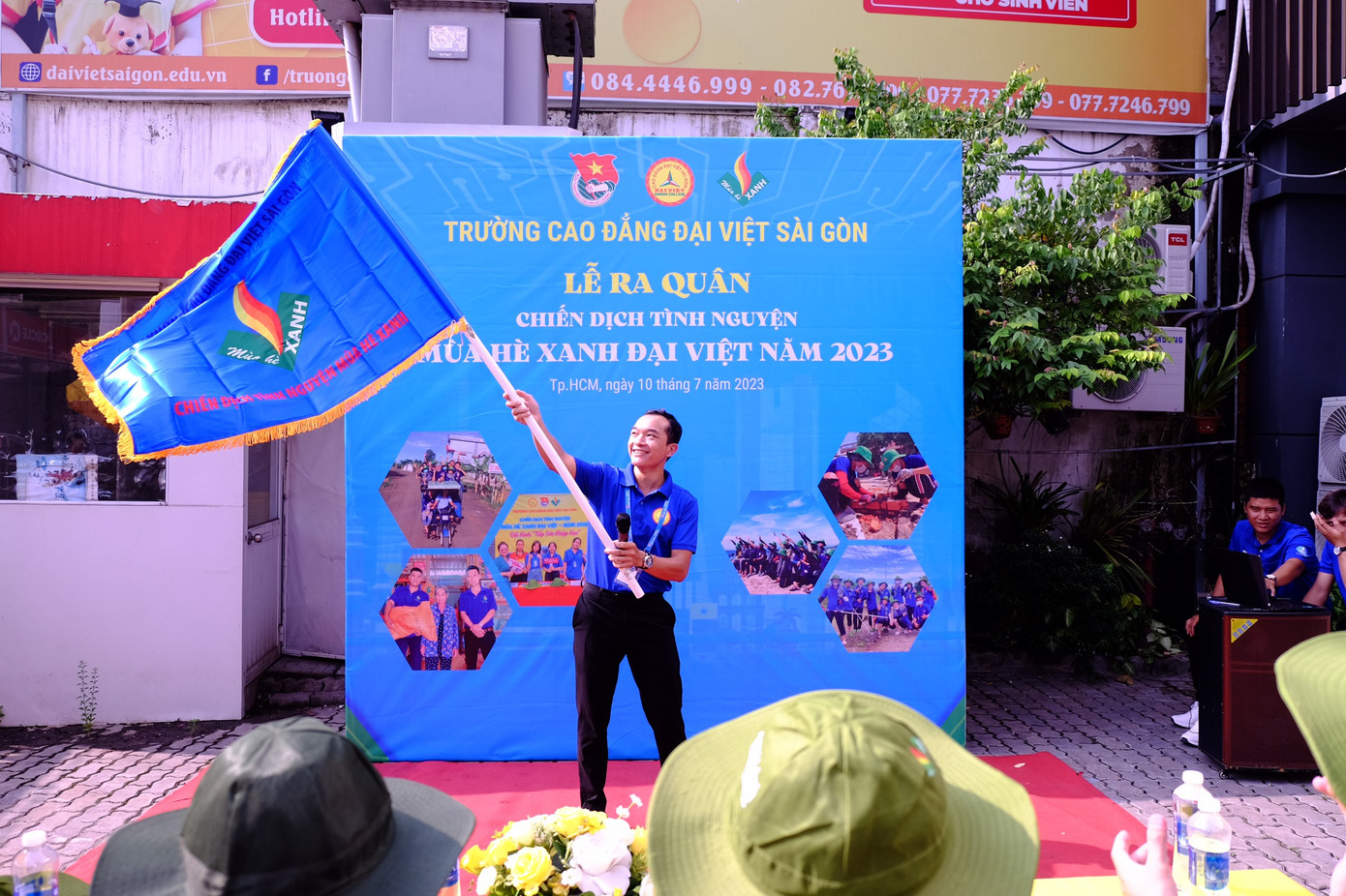 Anh Trần Vỉnh Xuyên hiện là Phó Trưởng phòng Công tác sinh viên, kiêm Bí thư Đoàn trường CĐ Đại Việt Sài Gòn. (Ảnh: NVCC)