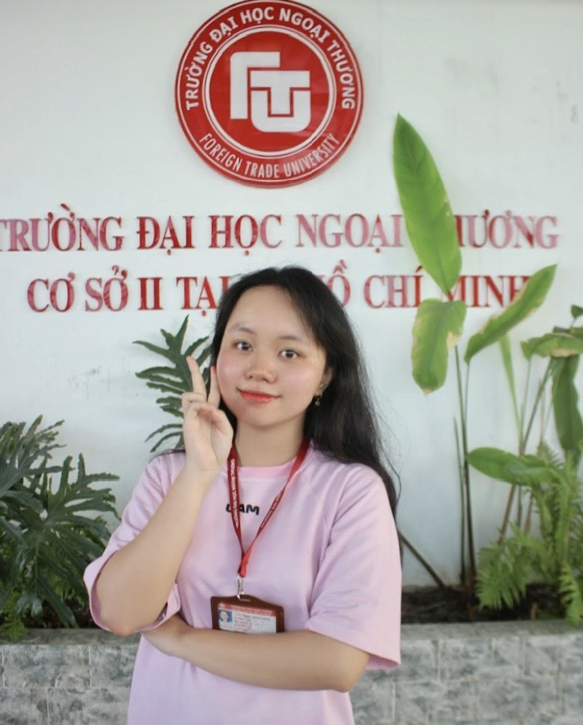 Quách Thảo Vy hiện là sinh viên trường ĐH Ngoại thương. (Ảnh: NVCC) Quách Thảo Vy hiện là sinh viên trường ĐH Ngoại thương. (Ảnh: NVCC)