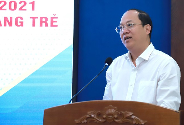 Phó Bí thư Thành ủy TP. HCM Nguyễn Hồ Hải phát biểu tại chương trình. Phó Bí thư Thành ủy TP. HCM Nguyễn Hồ Hải phát biểu tại chương trình.