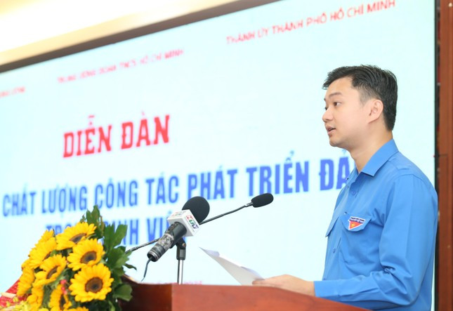 Anh Nguyễn Minh Triết - Bí thư T.Ư Đoàn, Chủ tịch Hội Sinh viên Việt Nam phát biểu tại Diễn đàn. (Ảnh: Ngô Tùng) Anh Nguyễn Minh Triết - Bí thư T.Ư Đoàn, Chủ tịch Hội Sinh viên Việt Nam phát biểu tại Diễn đàn. (Ảnh: Ngô Tùng)