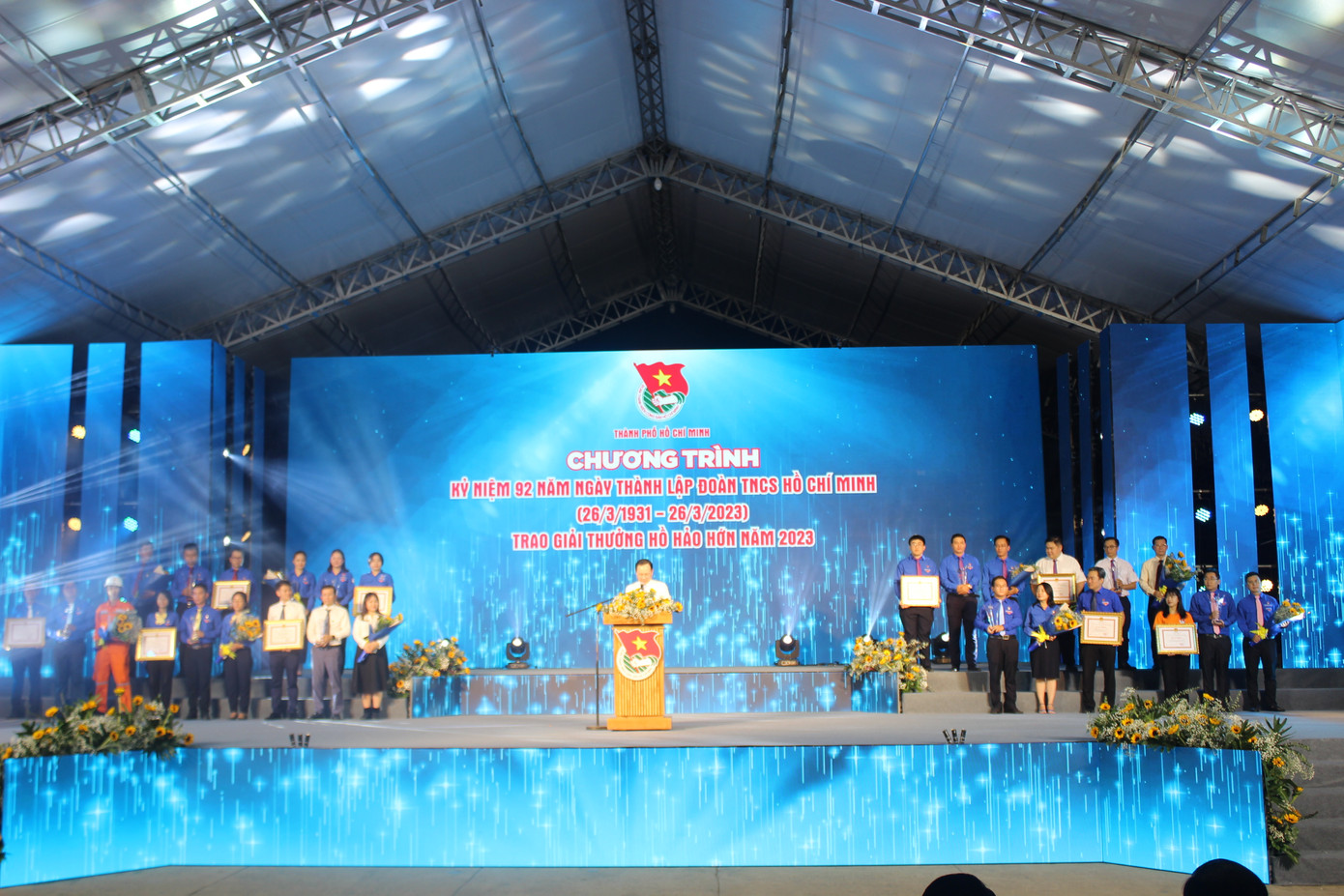 9 mô hình, giải pháp đoạt Giải thưởng Hồ Hảo Hớn năm 2023 đã được vinh danh trong dịp này. 9 mô hình, giải pháp đoạt Giải thưởng Hồ Hảo Hớn năm 2023 đã được vinh danh trong dịp này.