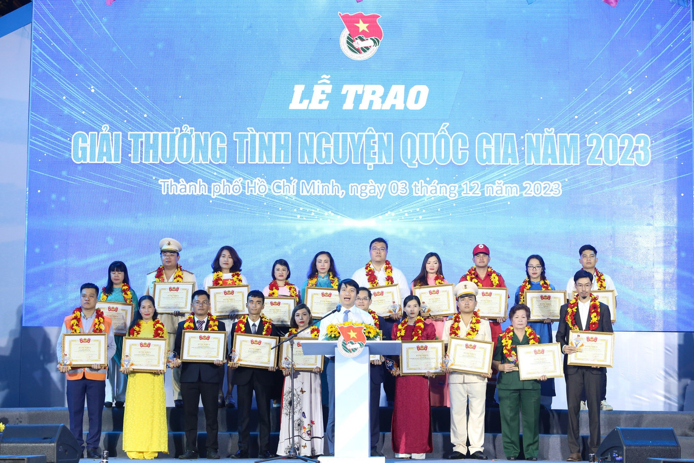 Anh Nguyễn Ngọc Lương phát biểu tại chương trình. (Ảnh: Ngô Tùng) Anh Nguyễn Ngọc Lương phát biểu tại chương trình. (Ảnh: Ngô Tùng)